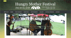 Desktop Screenshot of hungrymotherfestival.com